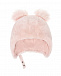 Розовая шапка из овчины с помпонами Ploomlé | Фото 2