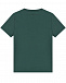 Зеленая футболка с крупным принтом &quot;М&quot; MM6 Maison Margiela | Фото 2