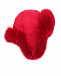 Красная шапка с меховой отделкой Yves Salomon | Фото 2