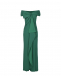 Платье с бантом, зеленое Alberta Ferretti | Фото 1