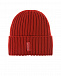 Красная шерстяная шапка с лого Moncler | Фото 3