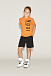 Оранжевая футболка с принтом &quot;icon&quot; Dsquared2 | Фото 2