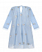 Голубое платье с вышивкой &quot;сердечки&quot; Stella McCartney | Фото 2