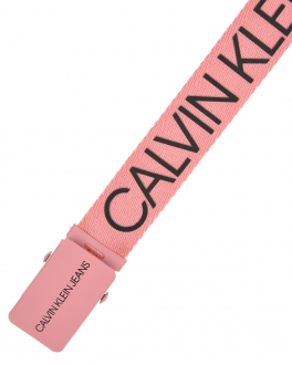 Розовый ремень с логотипом Calvin Klein Розовый, арт. IU0IU00125 TIV | Фото 2