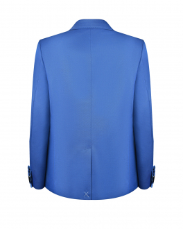Пиджак из костюмной шерсти Dolce&Gabbana Фиолетовый, арт. L41J68 HUMMF B0232 | Фото 2