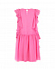 Розовое платье с оборками по бокам Aletta | Фото 2