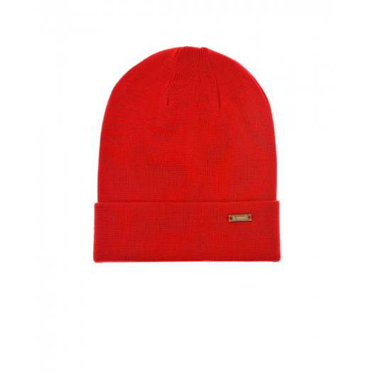 Красная шапка с отвортом Il Trenino | Фото 1