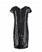 Черное платье из пайеток Dan Maralex | Фото 2