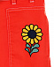 Красные джинсы с вышивкой Stella McCartney | Фото 4