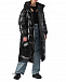 Стеганое двусторонне пальто, черное Yves Salomon | Фото 3