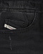 Темно-серые джинсы с разрезами Diesel | Фото 3