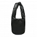 Черная сумка из кожи с широким ремнем на плечо, 23х27х7 см REE Projects | Фото 3