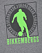 Серая толстовка с зеленым лого Bikkembergs | Фото 3
