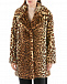 Леопардовое пальто из эко-меха Parosh | Фото 8
