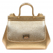 Золотистая сумка, 17x12x7 см Dolce&Gabbana | Фото 1
