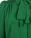 Зеленая шелковая блуза с бантом Parosh | Фото 3