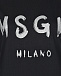 Черное платье-футболка с лого MSGM | Фото 8