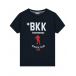 Темно-синяя футболка с лого Bikkembergs | Фото 1