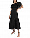 Черное платье с воланом Charo Ruiz | Фото 5
