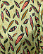 Платье ADELE, вырез на спине и принт «листики» Saloni | Фото 8