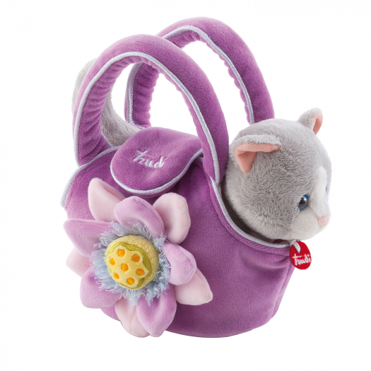 Мягкая игрушка Котёнок в сумочке, 15 см Trudi | Фото 1