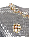 Серебристое платье с пайетками и кристаллами Dolce&Gabbana | Фото 4