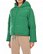 Зеленая короткая куртка Yves Salomon | Фото 5