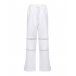 Белые спортивные брюки с полосками из стразов GCDS | Фото 1