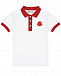 Комплект: белое поло и красные шорты Moncler | Фото 2