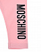 Розовые леггинсы с логотипом Moschino | Фото 3