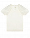 Белая футболка с рукавами-фонариками Fendi | Фото 2