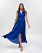 Синее платье с воланом Pietro Brunelli | Фото 2