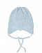 Голубая шапка с принтом &quot;якоря&quot; Il Trenino | Фото 2