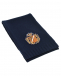Синий шарф с аппликацией гербом Dolce&Gabbana | Фото 1