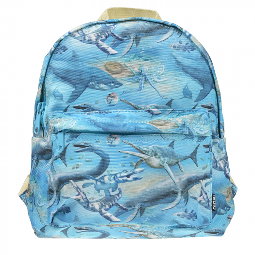 Голубой рюкзак с принтом &quot;подводный мир&quot; Molo | Фото 1