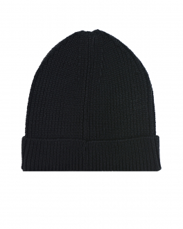 Черная шапка с логотипом Marcelo Burlon Черный, арт. CBLC002F21KNI001 1001 | Фото 2