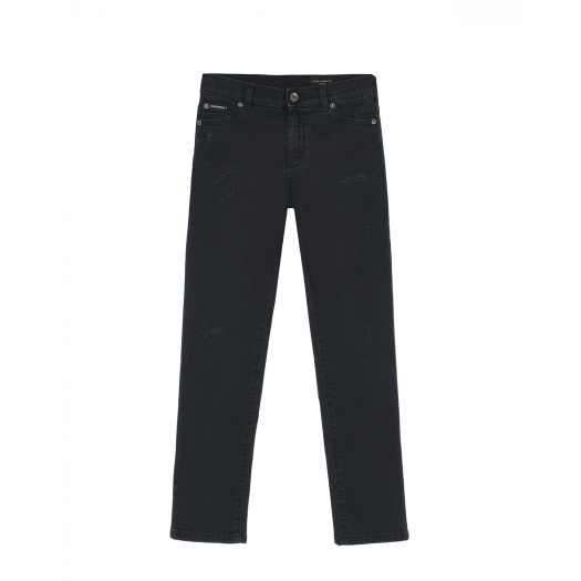 Черные джинсы slim fit Dolce&Gabbana | Фото 1