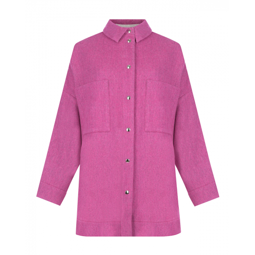 Розовая куртка с накладными карманами IRO | Фото 1