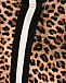 Леопардовые леггинсы с лампасами Monnalisa | Фото 4
