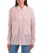 Розовая рубашка с накладными карманами Allude | Фото 8