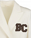 Белый пиджак с поясом Brunello Cucinelli | Фото 6