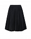 Черная юбка с поясом на резинке Aletta | Фото 2