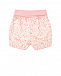Розовые шорты с цветочным принтом Sanetta Kidswear | Фото 2