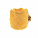 Желтая сумка-ведро, 23x17x12 см  | Фото 4