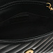 Черная стеганая сумка с лого Roberto Cavalli | Фото 6