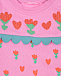 Спортивный костюм с вышивкой &quot;тюльпаны&quot;, розовый Stella McCartney | Фото 5