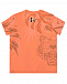 Оранжевая футболка с принтом &quot;тигр&quot;  | Фото 2