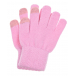 Розовые перчатки из шерсти с Touch Screen Norveg | Фото 1