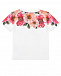 Белая футболка с цветочным принтом Dolce&Gabbana | Фото 2