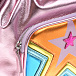 Блестящая сумка с разноцветной звездой на кармане, 19х12х22 см Stella McCartney | Фото 6
